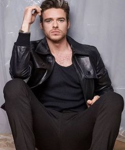 Eternals Ikaris Black Leather Jacket