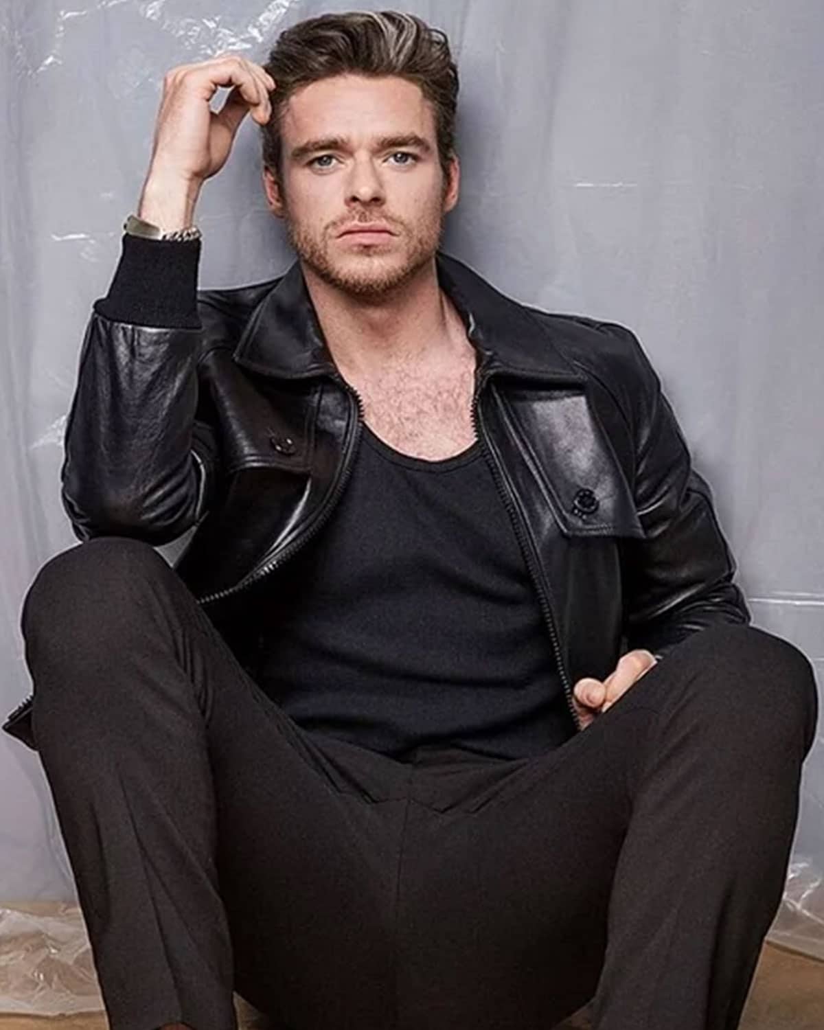 Eternals Ikaris Black Leather Jacket