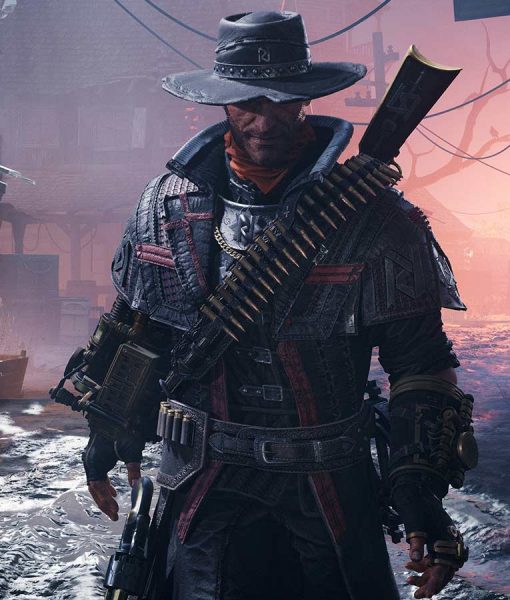 Evil West Leather Coat - Image 2