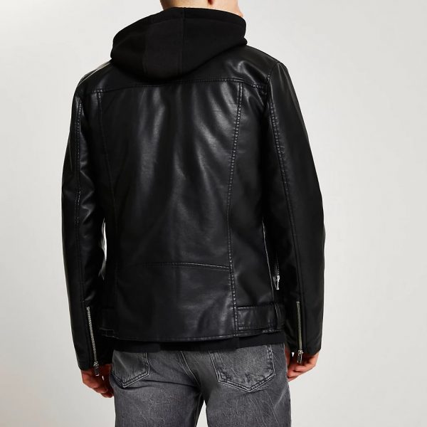 Stylish Biker Jacket With Belted Waist Men & Women - Image 2