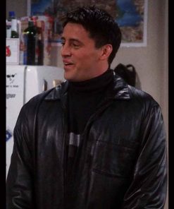 FRIENDS Season 07 Joey Tribbiani Black Leather Jacket
