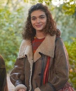 Fate The Winx Saga S2 Flora Shearling Jacket