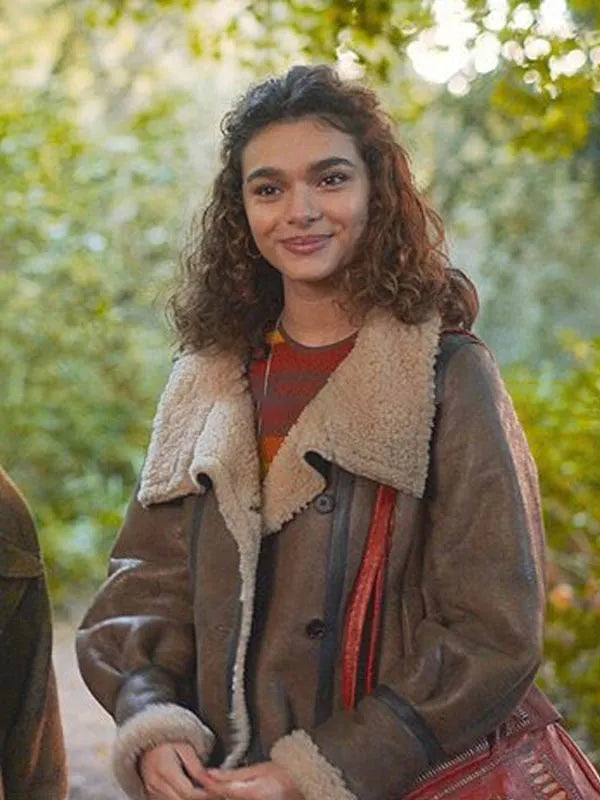 Fate The Winx Saga S2 Flora Shearling Jacket