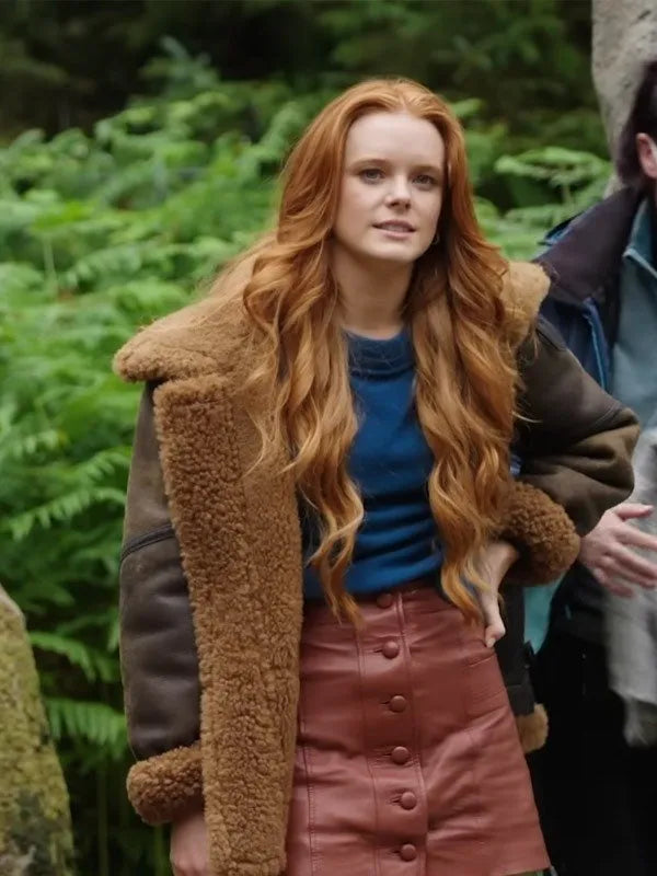 Fate The Winx Saga S02 Bloom Peters Shearling Coat