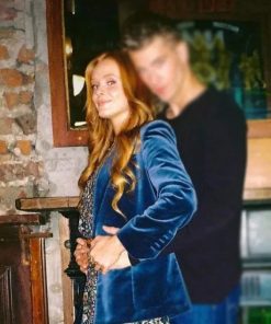 Fate The Winx Saga S2 Bloom Peters Blue Velvet Blazer