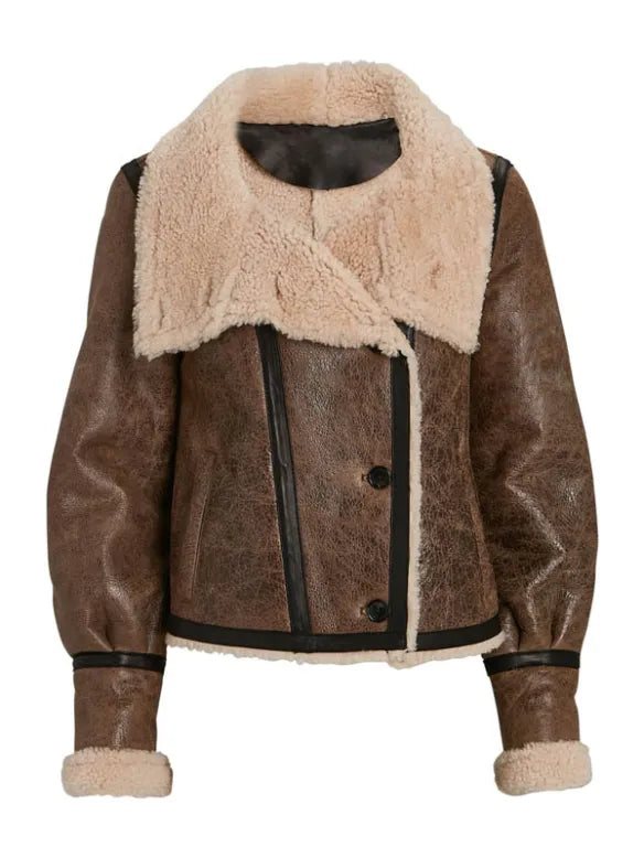 Fate The Winx Saga S2 Flora Shearling Jacket - Image 2