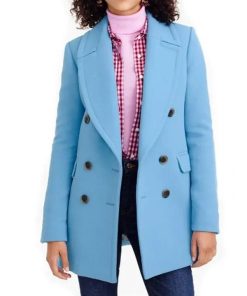 Good Morning America Rebecca Jarvis Blue Coat