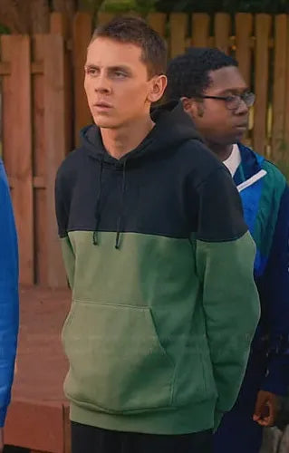 Cobra Kai S05 Eli Moskowitz Black and Green Hoodie