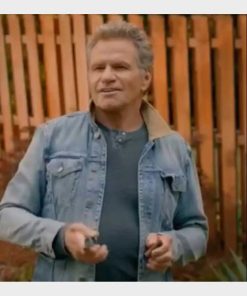 Cobra Kai John Kreese Sky Blue Denim Trucker Jacket