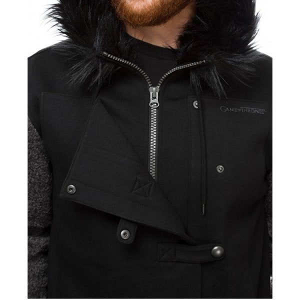 Game of Thrones Jon Snow Fur Hoodie