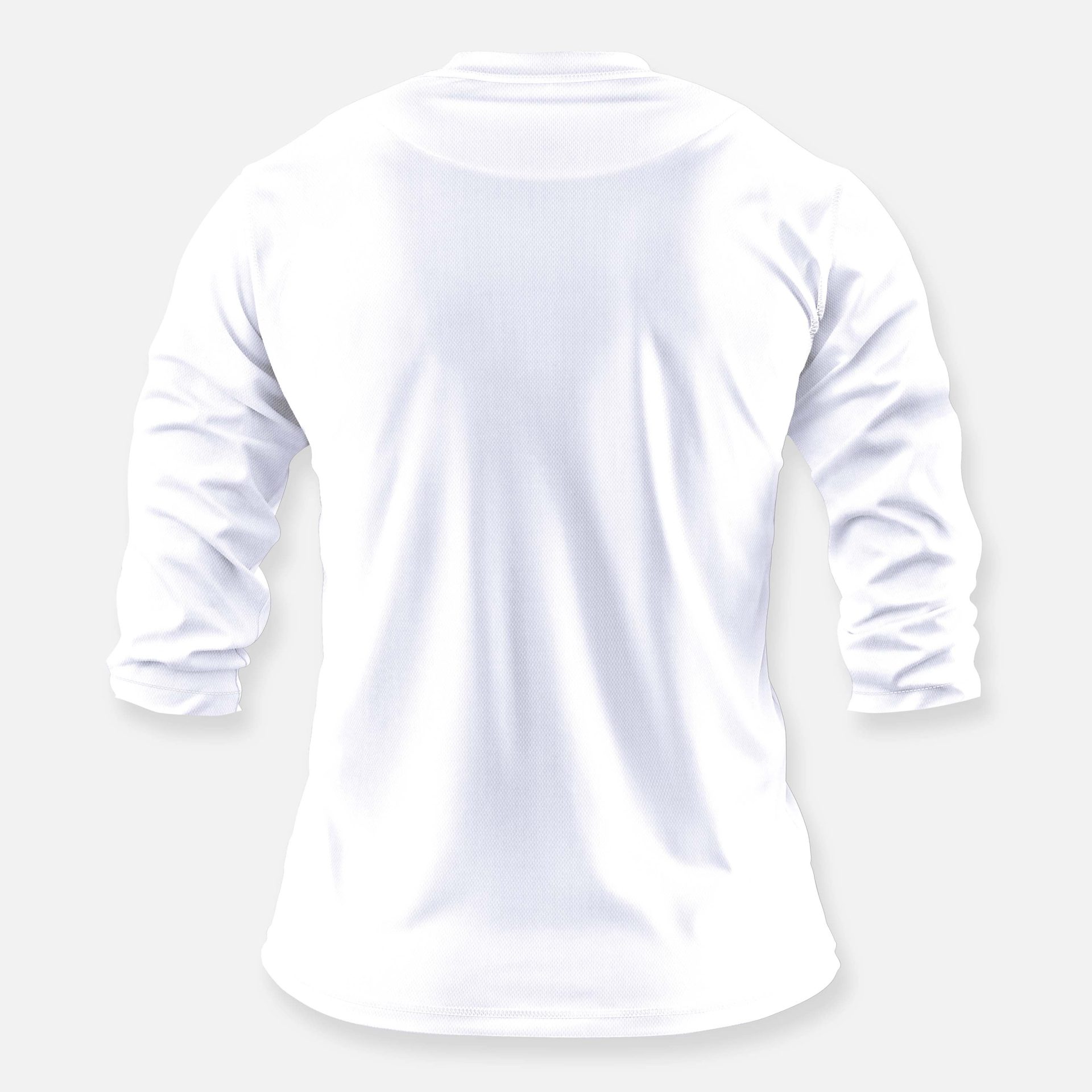 LESS THAN ZERO WHITE 3/4 SLEEVE BIKE JERSEY - Image 2