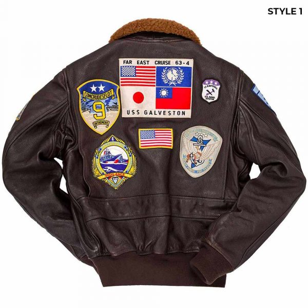 Tom Cruise Top Gun Leather Jacket - Image 2