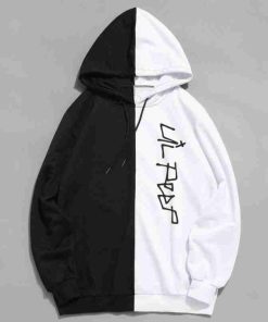 Lil Peep Graphic Half Colored Hoodie