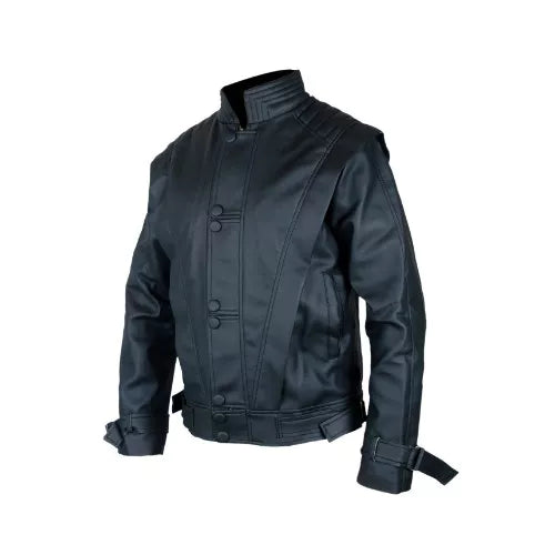 Michael Jackson Thriller Black Faux Leather Jacket - Image 2