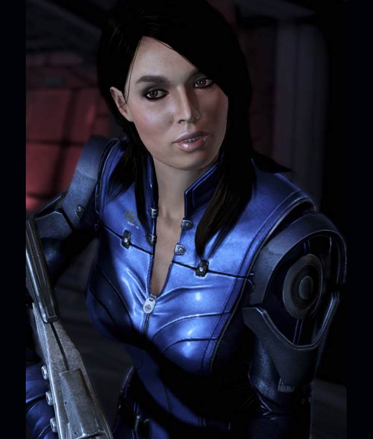 Mass Effect 3 Ashley Williams Leather Jacket - Image 2