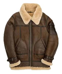 Mens B3 Aviator Shearling Leather Jacket