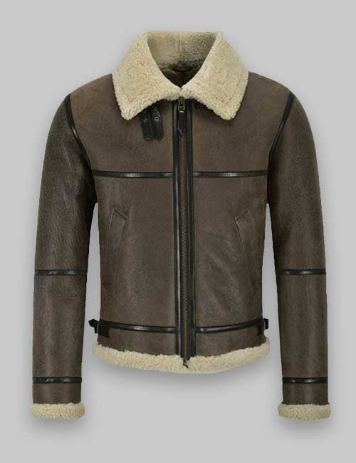 Men RAF Flight B3 Air Force Shearling Jacket
