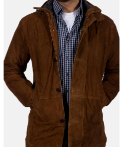 Men’s Brown Sheriff Suede Jacket