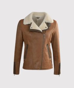 Men's B3 Aviator Brown Sheepskin Leather Jacket