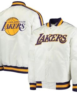 Los Angeles Lakers Satin Varsity Jacket