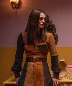 Misbehaviour Keira Knightley Suede Leather Coat