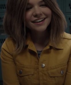 Most Likely to Murder Casey Yellow Denim Jacket