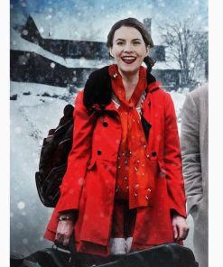Natalie Clark Lost at Christmas Red Coat