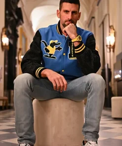 Novak Djokovic Lacoste Varsity Jacket