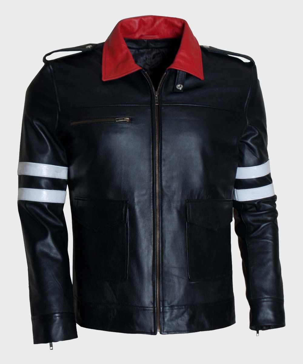 Peter Prototype Black Biker Leather Jacket