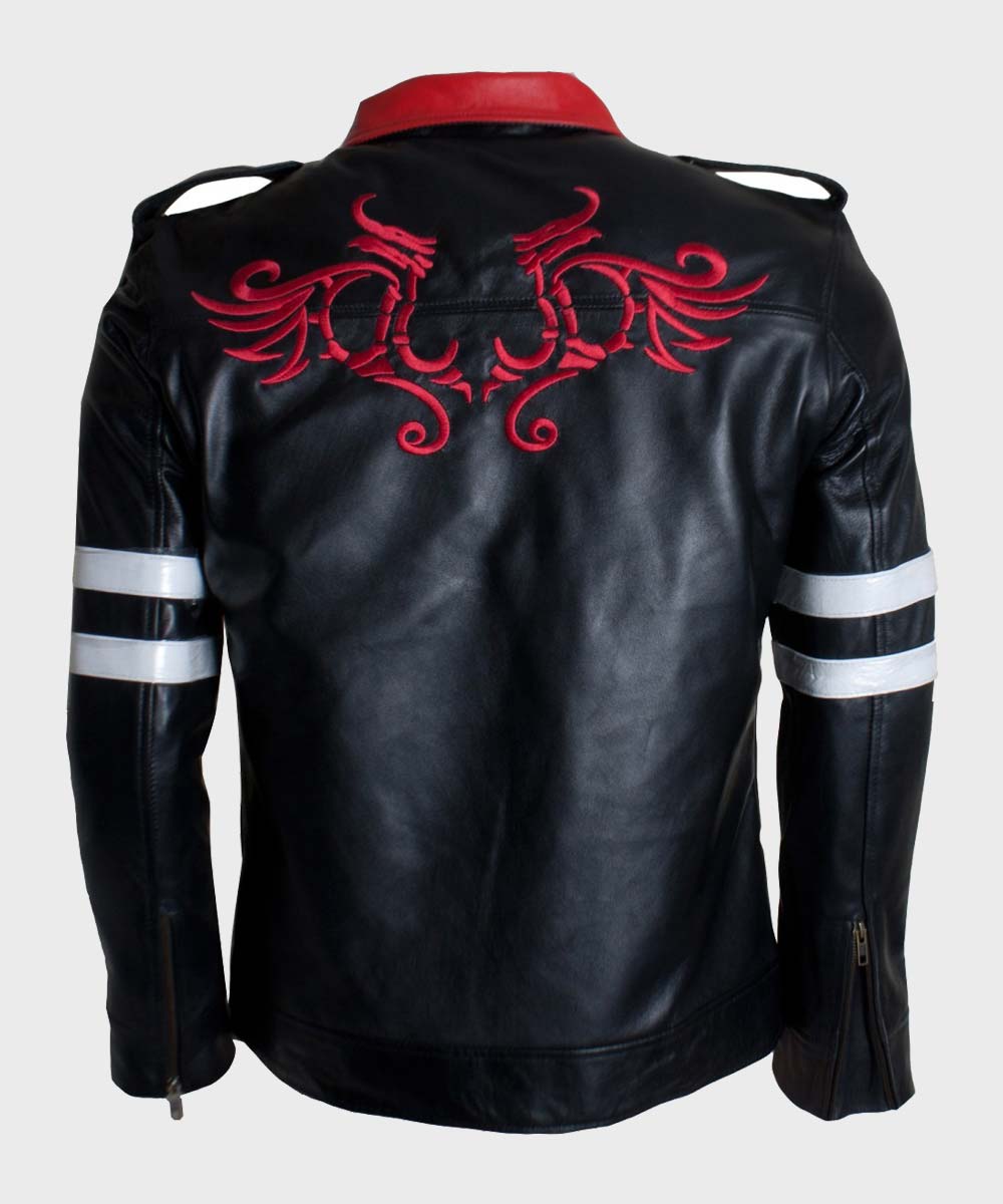 Peter Prototype Black Biker Leather Jacket - Image 3