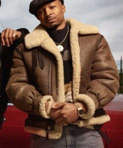 Power Book III Lou-Lou Shearling Jacket