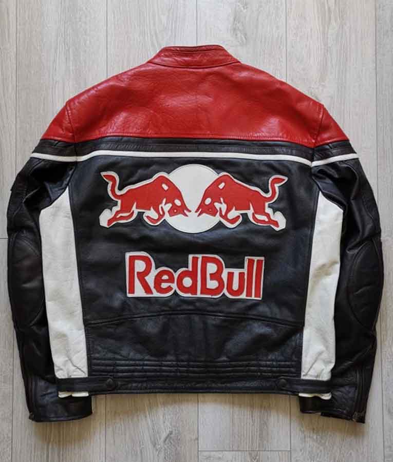 RED BULL Racing Leather Jacket - Image 2