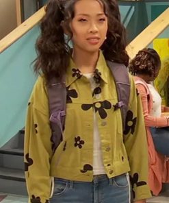 Raven’s Home S06 Ivy Chen Green Floral Jacket
