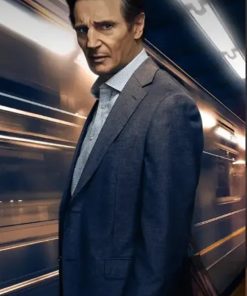 Retribution 2023 liam neeson grey suit