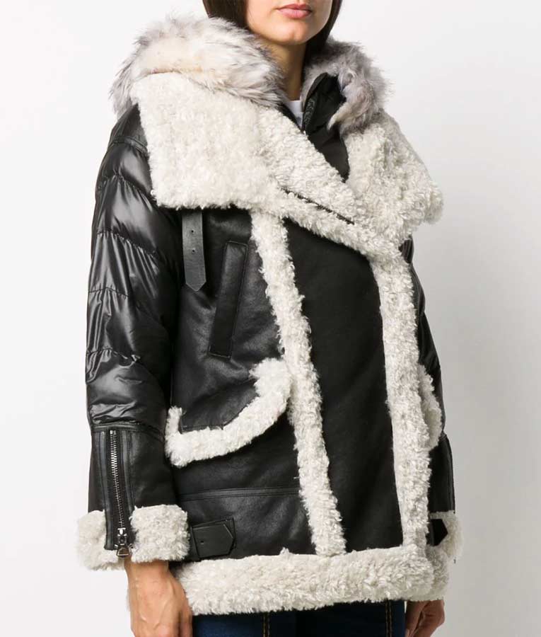 Samantha Fur Shearling Padded Jacket