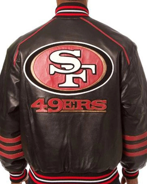 49ers San Francisco Leather Jacket - Image 2