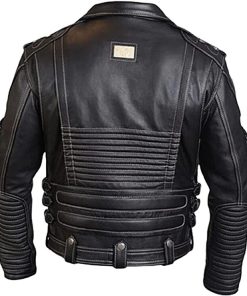 HD Motorcycle Black Leather Jacket