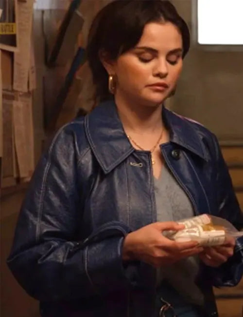 Selena Gomez Only Murders in the Building S03 Blue Coat - Image 2