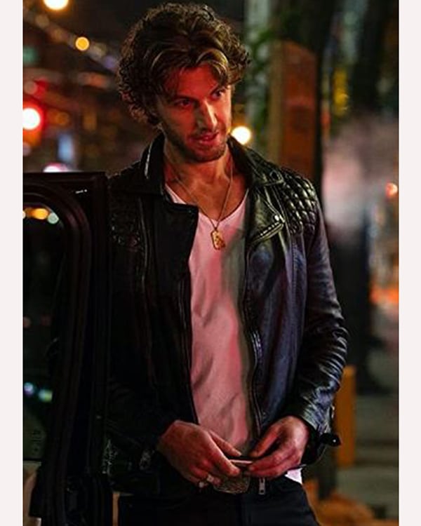 Sex/Life Brad Simon Black Leather Jacket - Image 2