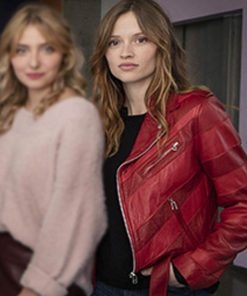 Skam France Manon Demissy Leather Jacket