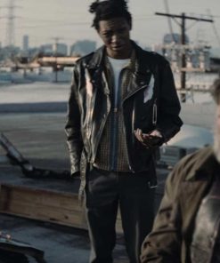 Skylan Brooks Archenemy Hamster Leather Jacket