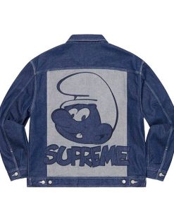 Supreme Smurfs Denim Jacket