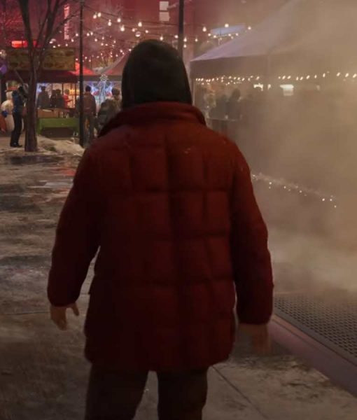 Spider-Man Miles Morales Red Puffer Jacket - Image 2