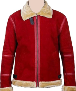 Spirited Ryan Reynolds Shearling Jacket