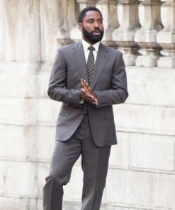 Tenet John David Washington Grey Suit