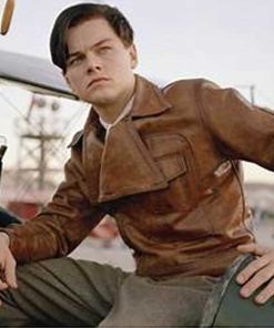 The Aviator Howard Hughes Leather Jacket