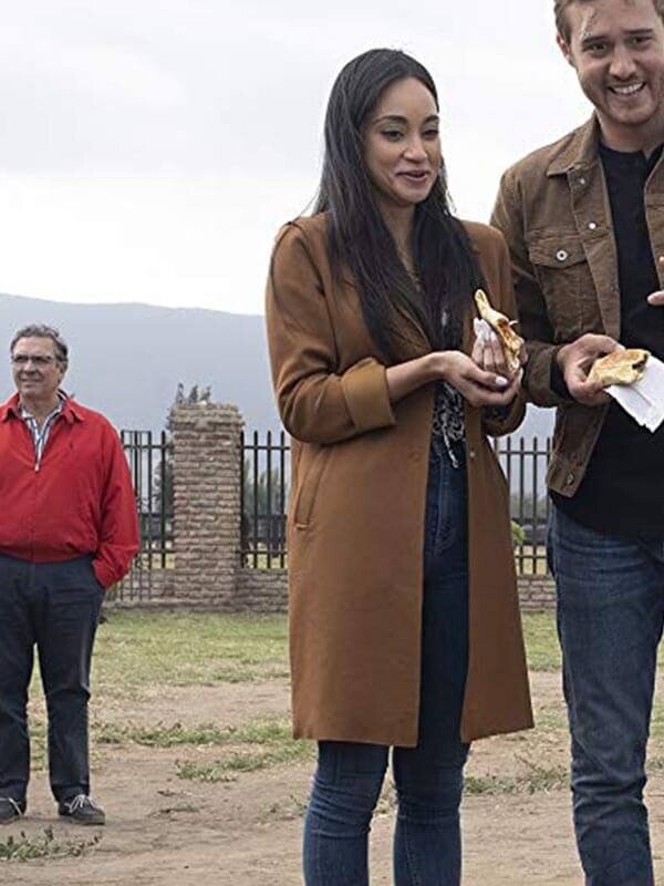 The Bachelor Victoria Brown Coat - Image 2