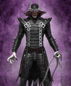 The Batman Who Laughs Black Leather Coat