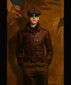 The King’s Man 2021 Harris Dickinson Leather Jacket