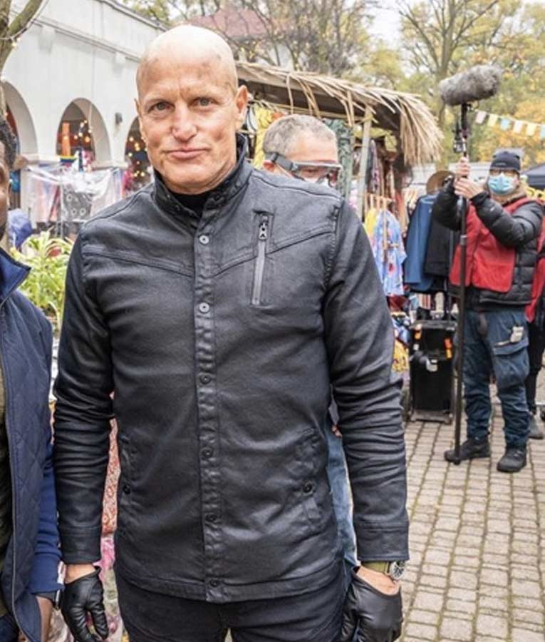 The Man from Toronto Woody Harrelson Leather Jacket